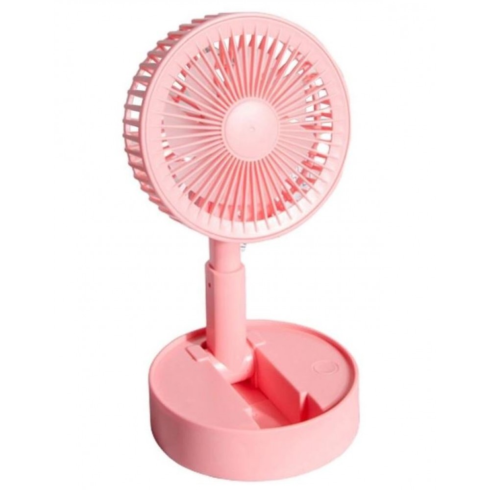 Вентилятор портативный аккумуляторный Summer Buddy 14см Розовый