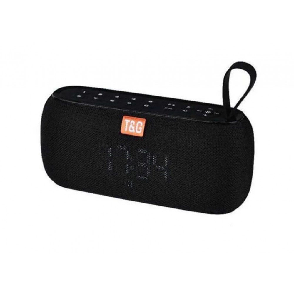 Колонка Bluetooth MP3 часы TG-177 черный