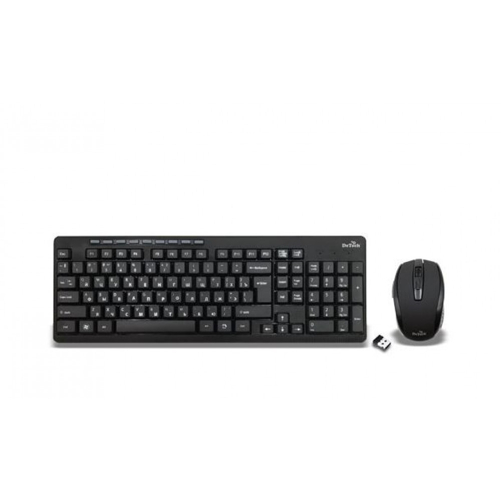 Комплект беспроводной клав + мышь Detech DT-401W