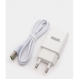 Зарядное сетевое сзу USB MRM MR21C + кабель Micro Usb белый