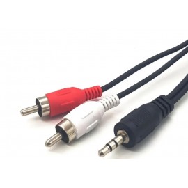 Кабель Aux 3.5 штекер - 2RCA 2m VS E020