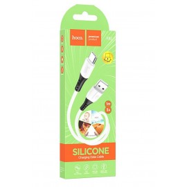 Кабель USB Type-C Hoco X82 silicone белый