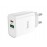 Зарядное сетевое сзу USB Hoco C80A быстрое QC 3.0 + Type-C PD белый