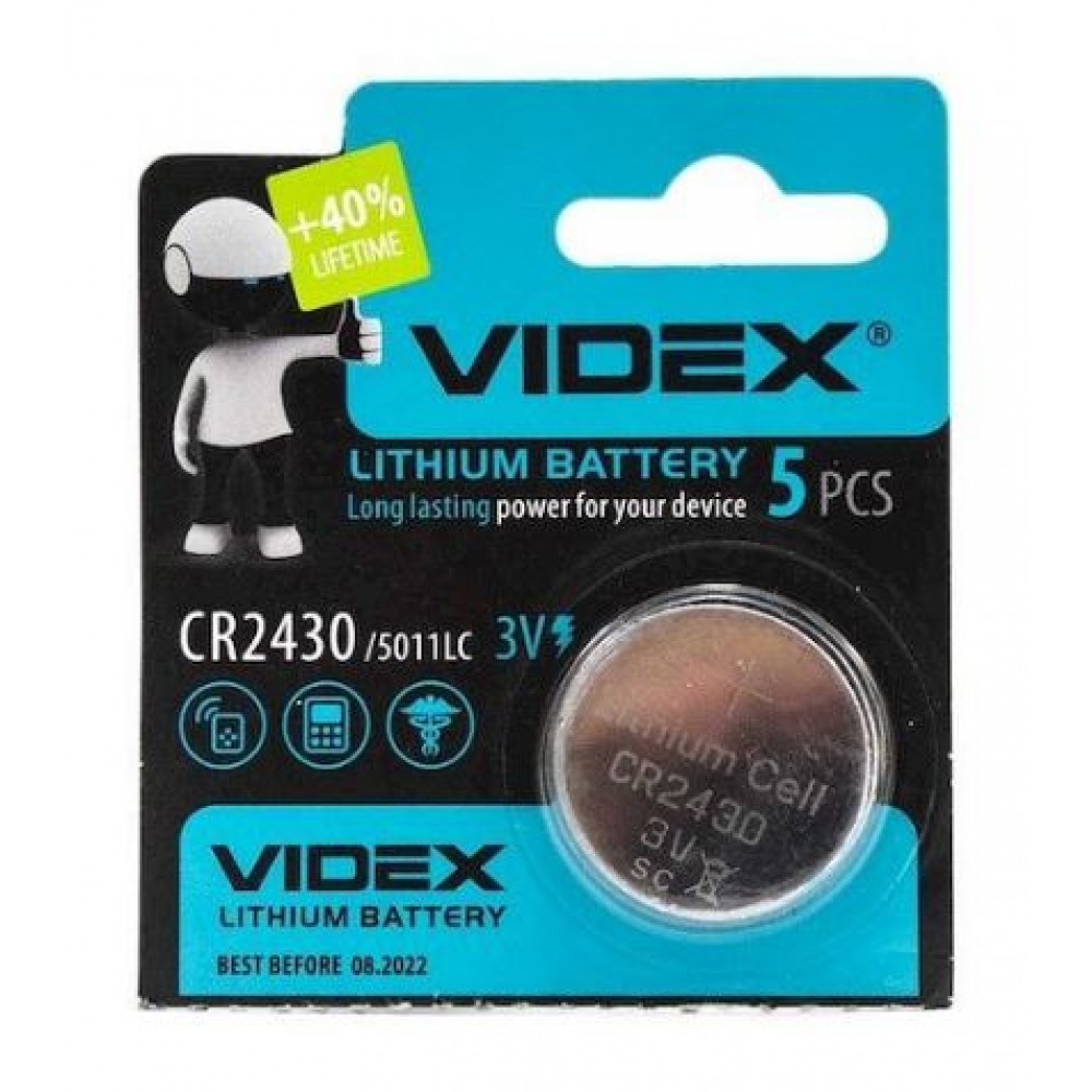 батарейка CR2430 Videx