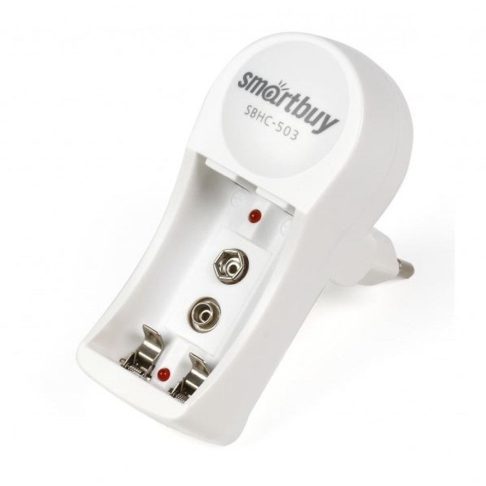 Зарядное сетевое для батарей AA/AAA x2 + крона Smartbuy SBHC-503