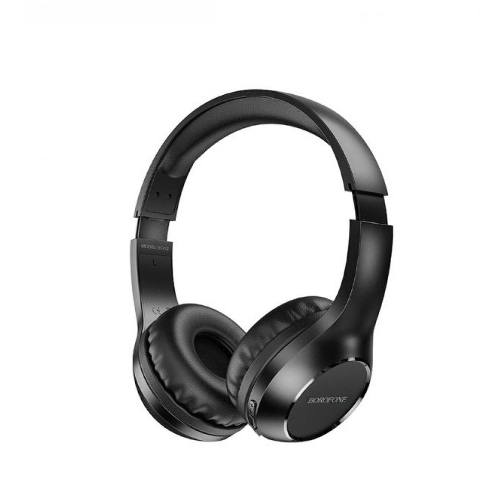 Наушники bluetooth полноразмерные BoroFone BO12 черные