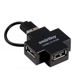 Хаб USB SmartBuy SBHA-6900-K, черный