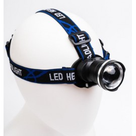 Фонарик налобный Огонь HT-235-2  Zoom, красный свет