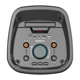 Колонка Bluetooth MP3 FM караоке с микрофоном LED ZQS8215