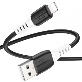 Кабель для Apple Lightning USB Hoco X82 silicone черный