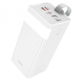 Power bank Hoco J86A 50000mah, дисплей, лампа, быстр зарядка, белый.