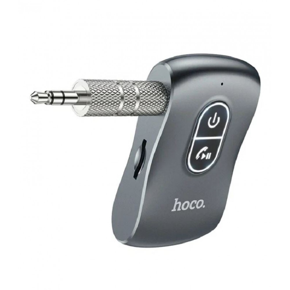 Адаптер Bluetooth аудио приемник Hoco E73 черный true stereo