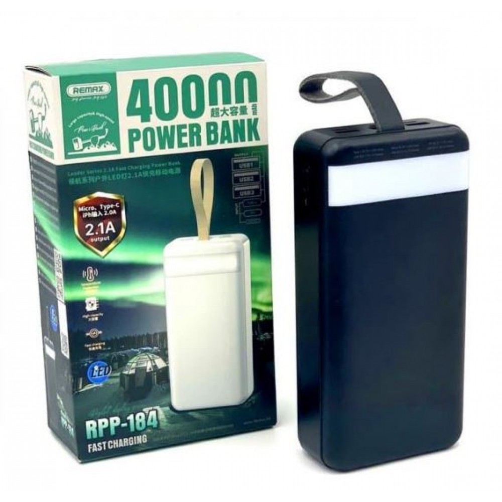 Power bank Remax RPP-184 40000mAh черный