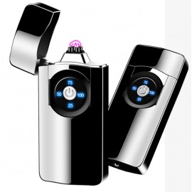 Зажигалка Usb плазменная 2 дуги Bonzon HL49-16 металл черная