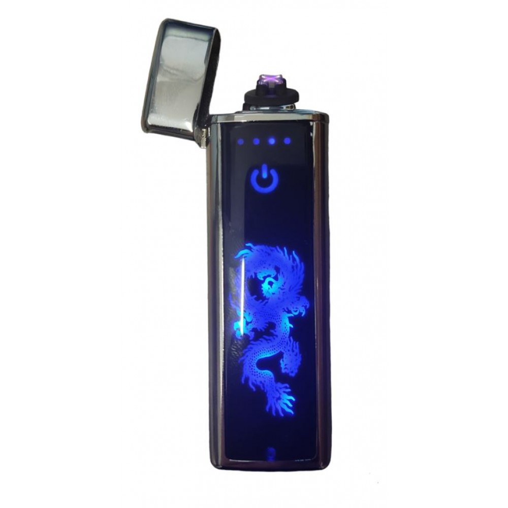 Зажигалка Usb плазменная 2 дуги с фонариком HL46-30 
