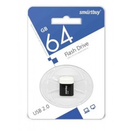 Флешка USB 64Gb SmartBuy Lara черная
