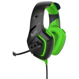 Наушники гарнитура PC игр Smartbuy Rush Skythe SBHG-8900 черно-зеленая