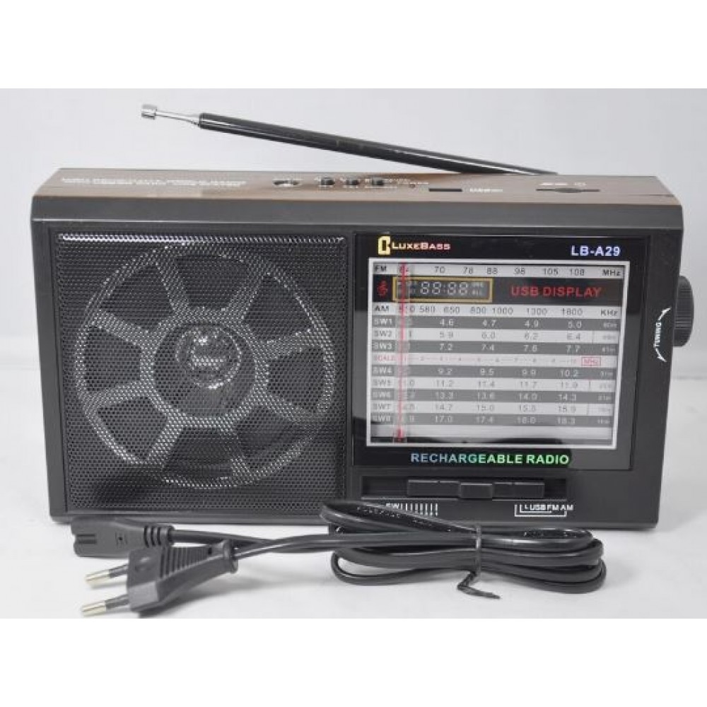 Радиоприемник с MP3 LuxeBass LB-A29