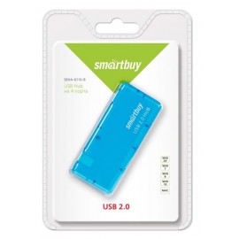 Хаб USB SmartBuy SBHA-6110-B, голубой