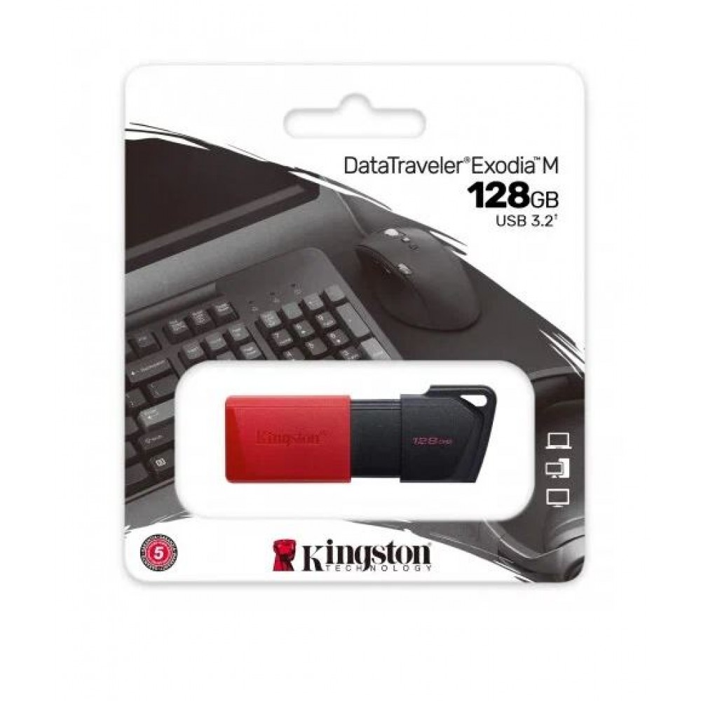 Флешка USB 3.2 Gen.1 128Gb Kingston Exodia M