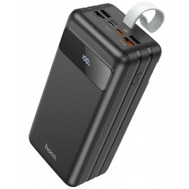 Power bank Hoco J86B 60000mah, дисплей, лампа, быстр зарядка, черный