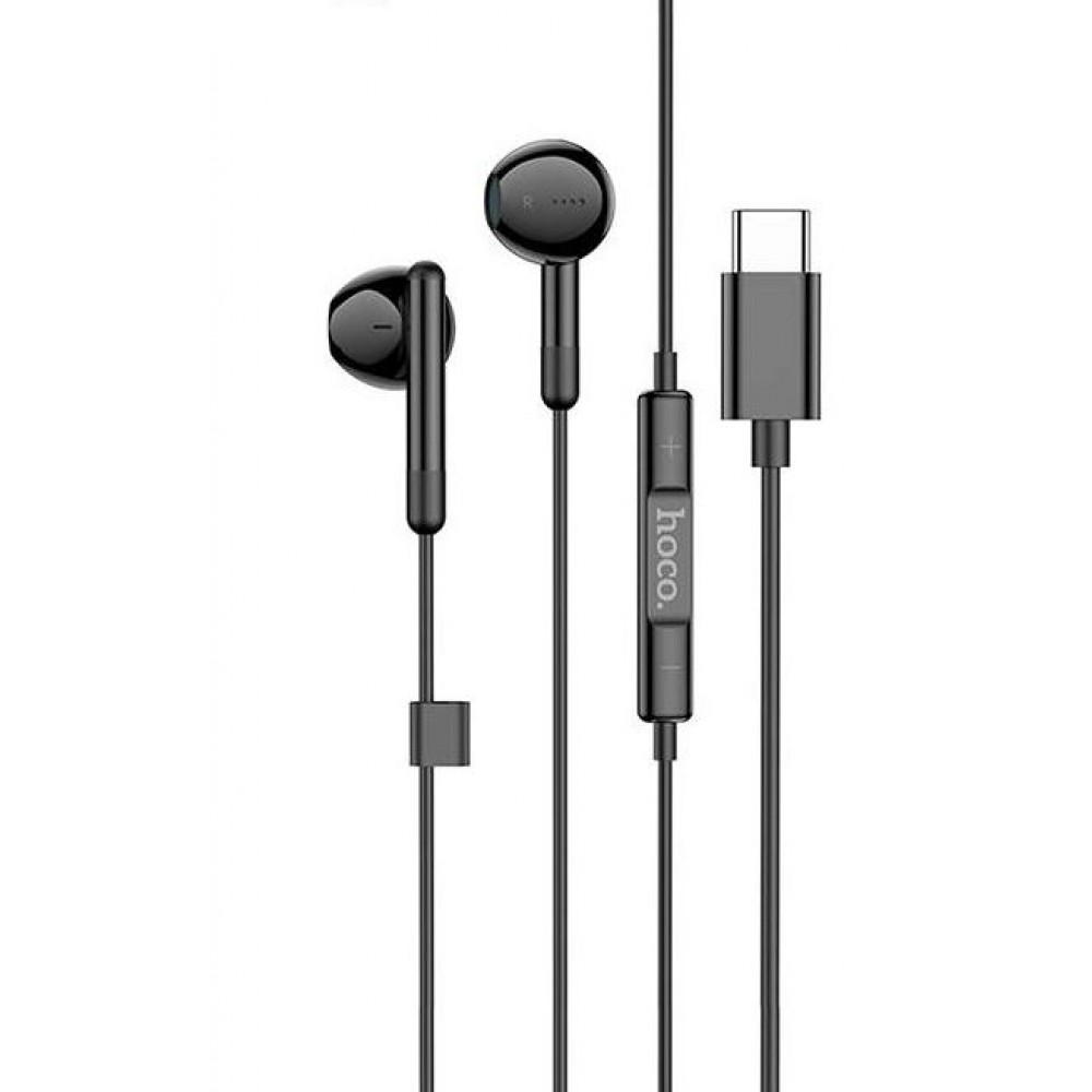 Наушники вставки с микрофоном Hoco M93 Type-C черные