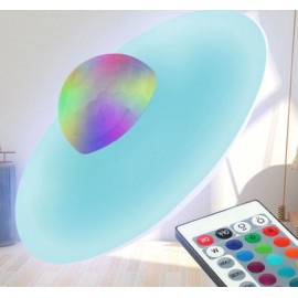 лампа UFO НЛО light в патрон E27, 30W, RGB, пульт, Bluetooth колонка