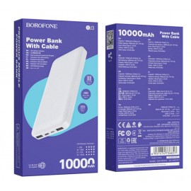 Power bank Borofone BJ3 10000mAh белый