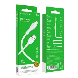Кабель Micro USB Borofone BX51 белый 1m