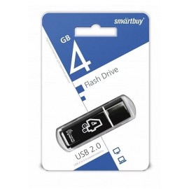 Флешка USB 4Gb Smartbuy Glossy Black