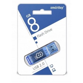 Флешка USB 8Gb SmartBuy Glossy Blue