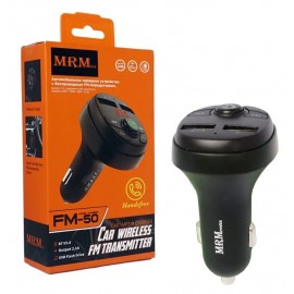 FM модулятор Bluetooth MRM FM-50 A3306 черный