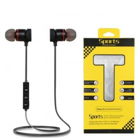 Наушники bluetooth Sports желтая коробка MR23 C2305 black