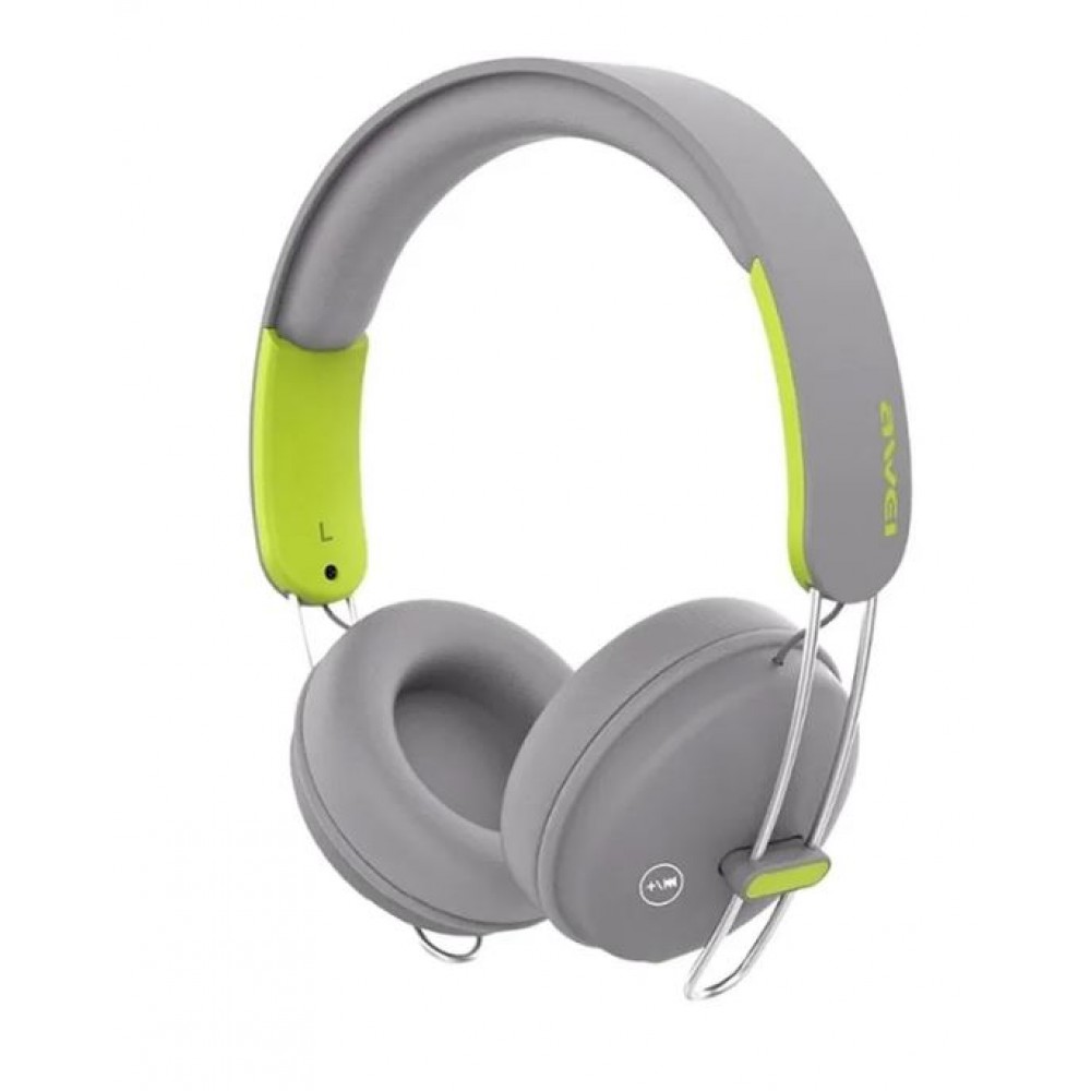Наушники bluetooth Awei полноразмерные A800bl серые