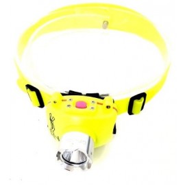 Фонарик налобный подводный MTN 3w желтый, micro usb