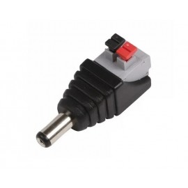 Разъем штекер 5.5/2.1mm с клеммами самозажимными