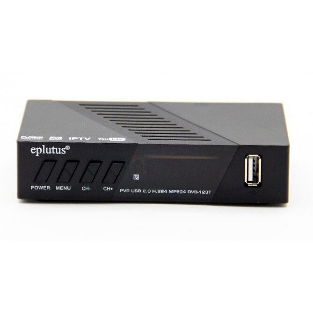 Ресивер DVB-T2 Eplutus DVB-123T c поддержкой интернет + АЗУ