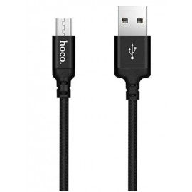 Кабель Micro USB Hoco X14 2m черный
