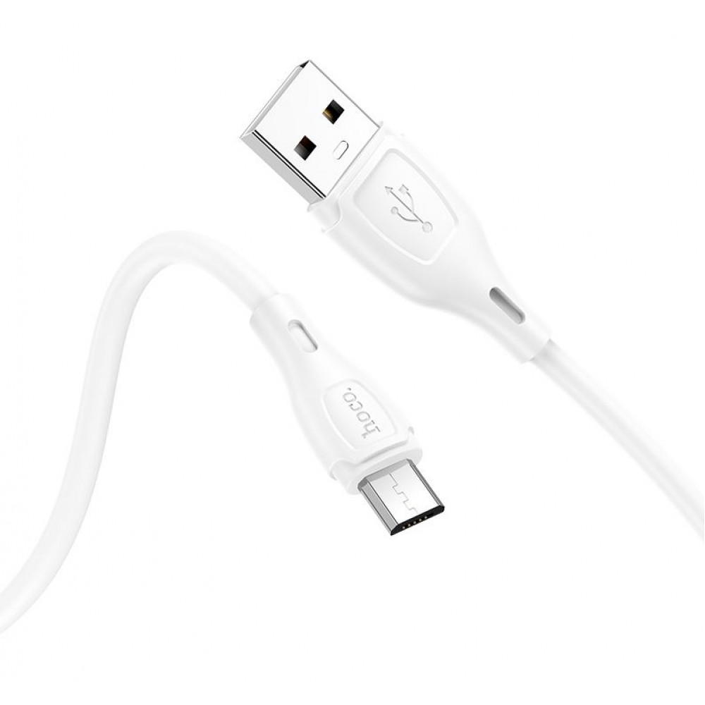 Кабель Micro USB Hoco X61 Silicone черный