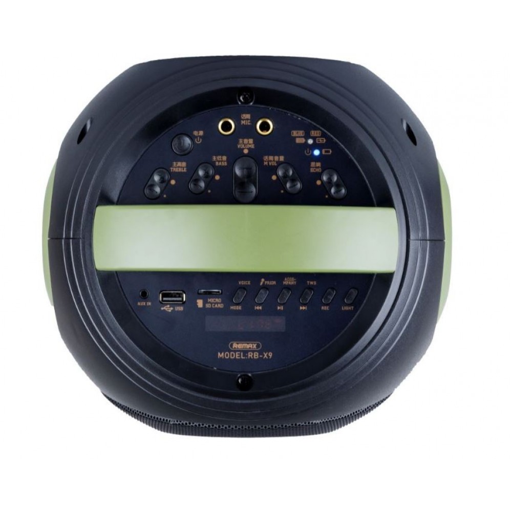 Колонка Bluetooth MP3 FM караоке с беспроводным микрофоном Remax RB-X9
