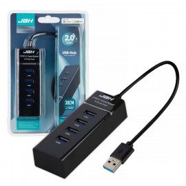 Хаб USB 4 порт JBH H-02, черный