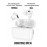 Наушники Bluetooth Borofone BW36, ANC, вакуумные, TWS, белые