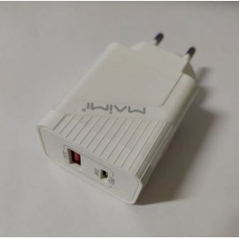 Зарядное сетевое сзу USB Maimi C90 20W быстрое QC 3.0 + Type-C PD белый
