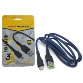Кабель Micro USB MRM MR80m 1.2m синий