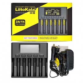 Зарядное сетевое для батарей 18650x6 , AA/AAA Liitokala Lii-S6