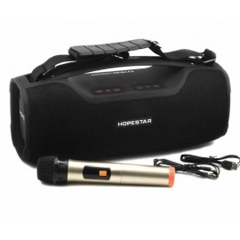 Колонка Bluetooth Mp3 Hopestar A6 Pro, беспроводной микрофон, черная