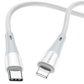 кабель для Apple Lightning Type-C Borofone BX60 1m белый