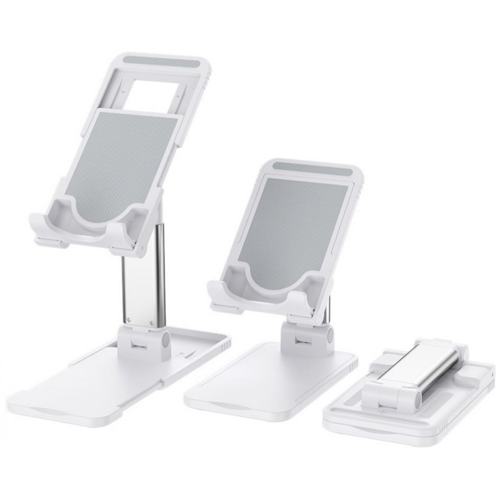 Подставка для телефона / планшета настольная Lifting Folding Desktop Bracket белая