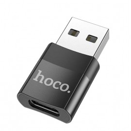 Переходник Type-C гнездо - USB штекер Hoco UA17