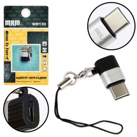 Переходник Type-C штекер - Micro USB гнездо MR130 A4059
